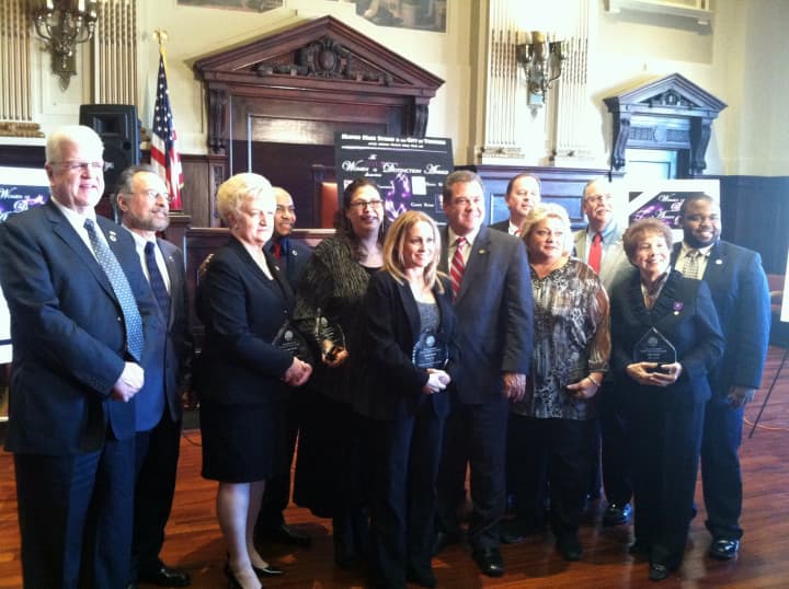 Five Yonkers women were honored for their charitable and selfless work Tuesday as they were presented with the city&#x27;s first-ever &quot;Women of Distinction&quot; awards inside City Hall. 