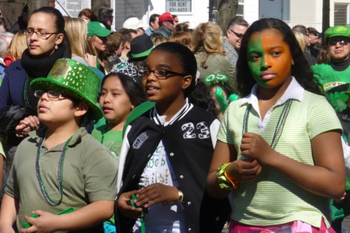 Kids enjoy the 2012 Sleepy Hollow St. Patrick&#x27;s Day Parade in this file photo.