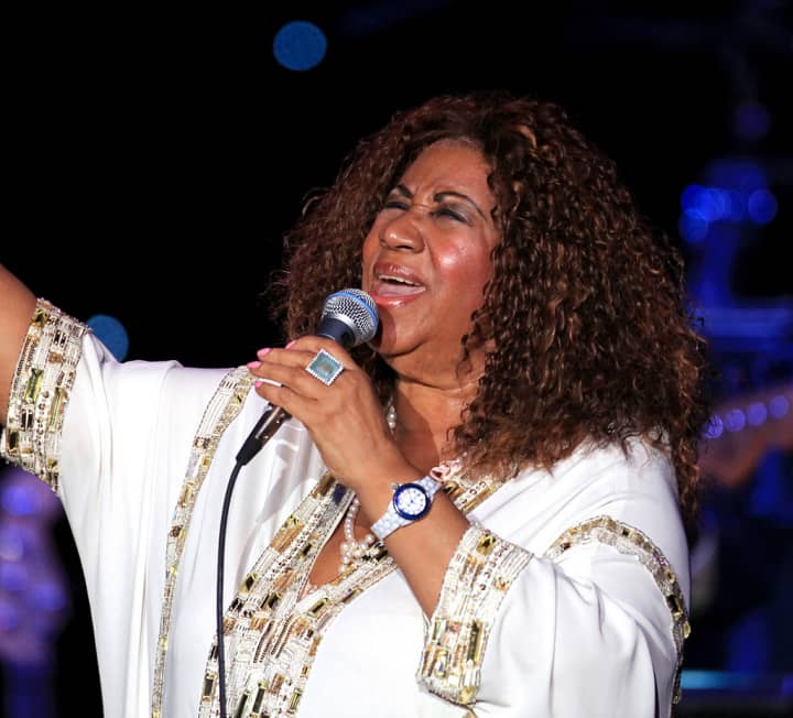 Aretha Franklin gives her only New York concert March 27 at the Westchester County Center in White Plains.
