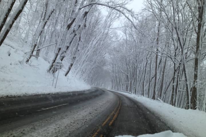 Reader photo: Richard Massari took this shot on his way to work along Route 22 between Armonk and North White Plains. 