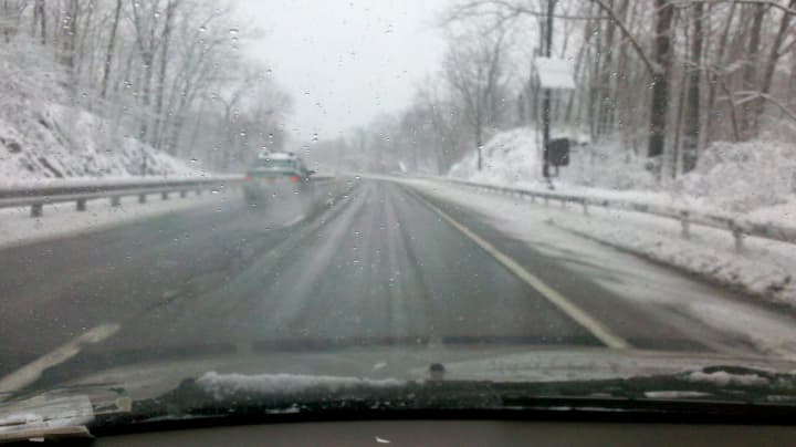 The Saw Mill River Parkway was clear Friday morning.