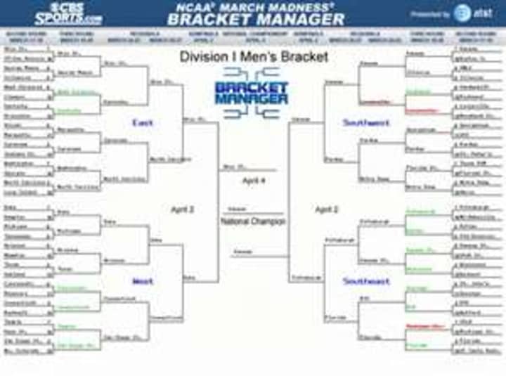 Millions of fans will fill out NCAA Men&#x27;s Basketball Tournament Brackets like this one from 2012 beginning Sunday.