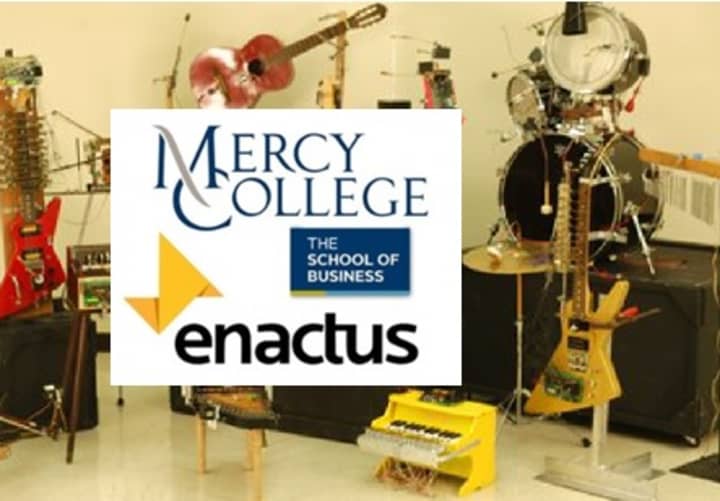 Mercy College students in Dobbs Ferry combine music innovative technology and business to help mainstream disabled musicians.