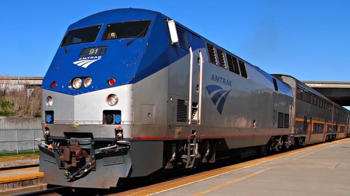 An elderly woman was hit and killed by an Amtrak train near the Southport station in Fairfield on Tuesday afternoon.