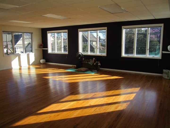 Sage Yoga is moving back to its original studio location at 6 Maple Avenue on the second floor on Tuesday, March 19.
