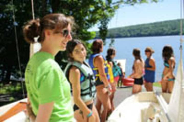 The programs at Camp Candlewood emphasize the water. The New Fairfield camp is open to all school-age girls, scouts and non-scouts alike.