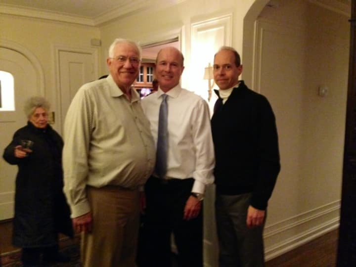 From left to right: former Town Supervisor Joe Solimine Sr., Tim Cassidy, and former Mayor Arthur Scinta.