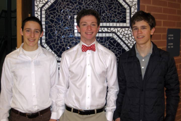 Staples High School seniors Alex Lochoff, Ryan Greenberg and Eric Lombardo have been named honorees in the U.S. Presidential Scholars program.