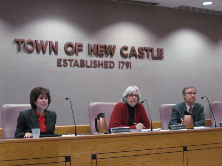 The New Castle Town Board was excited to learn the town will maintain its AAA bond rating.