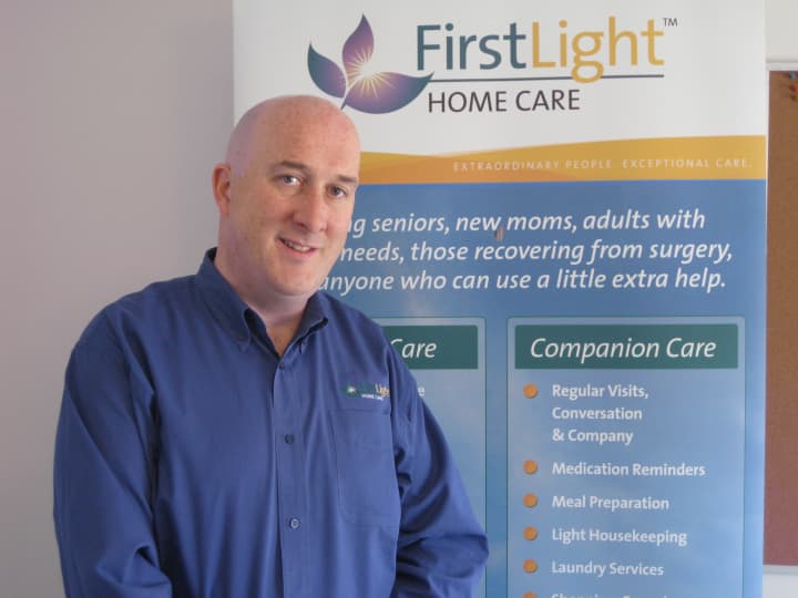 Vincent McMahon brought the first FirstLight HomeCare to New York last fall with an office in Mount Kisco.