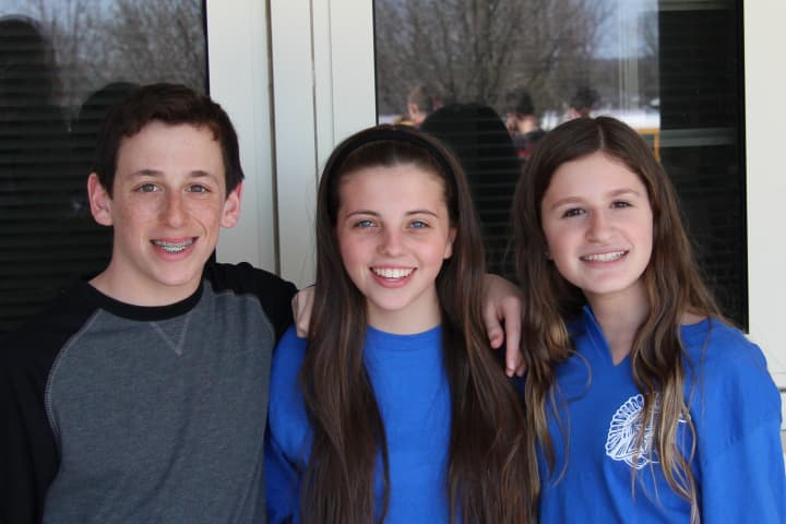 Blind Brook students Adam Hershaft, Amanda Luke and Chloe Greenwald will present at an Earth Day event at Grand Central Station on April 22.