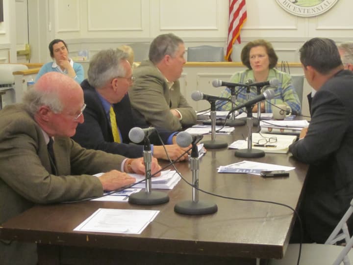 The Somers Town Board discusses forming a task force to look into Lincoln Hall during its April 4 work session. 