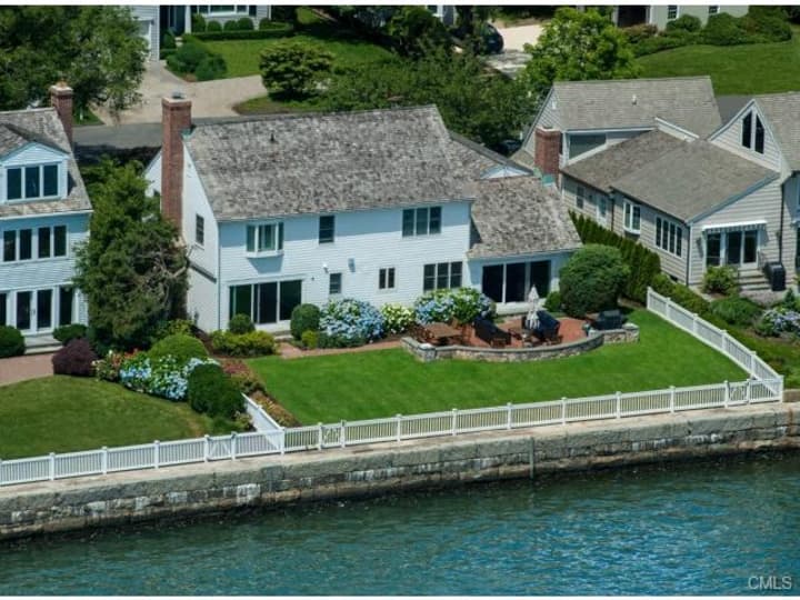 The home at 208 Dolphin Cove Quay in Stamford will be open from 1 to 3 p.m. on Sunday. 