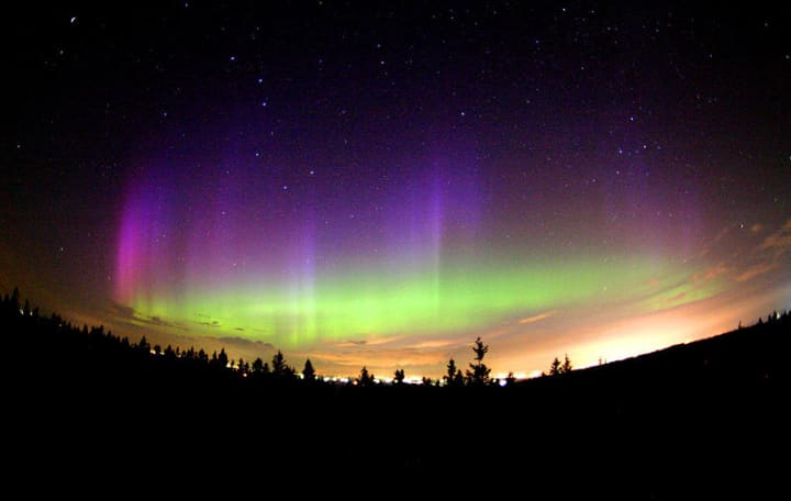 A view of the Northern Lights may be possible Saturday night around 8 p.m. in much of the northeast. 