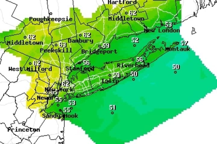 Temperatures in Westchester County are expected to be in the mid-60s all week, according to AccuWeather forecasts. 