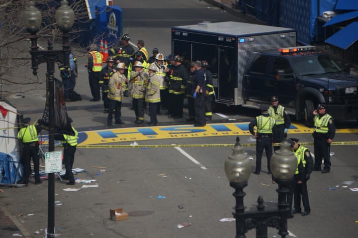 Three people were killed Monday when two bombs exploded near the finish line of the Boston Marathon.