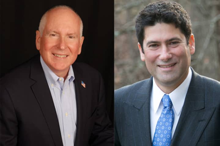 Westport Republicans Jim Marpe, left, and Avi Kaner have unofficially been endorsed to run as candidates for first and second selectmen, respectively.