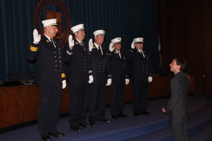 Members of the New Rochelle Fire Department were honored earlier this week.