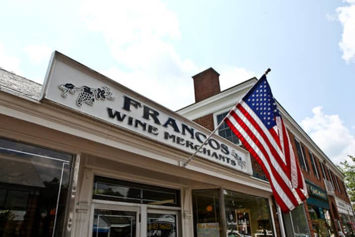 Francos Wine Merchants and other stores on Elm Street will be celebrating spring this weekend with New Canaan In Bloom. 