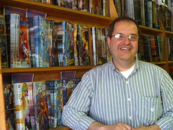 Paul Salerno, owner of A Timeless Journey, will be participating in the 12th annual Free Comic Book Day this Saturday in Stamford.