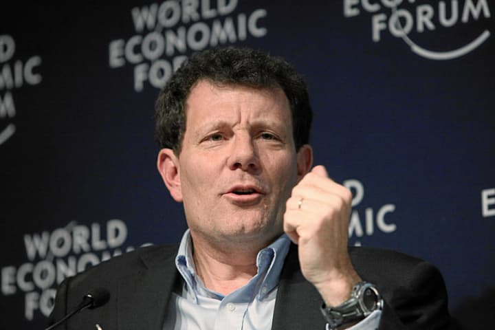 Two-time Pulitzer Prize-winner  Nicholas Kristof will speak Thursday at a luncheon to benefit the Domestic Violence Crisis Center.