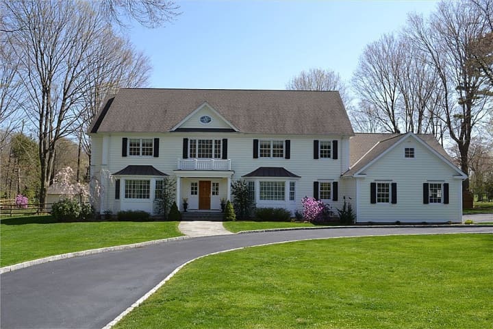 This single-family house on Salisbury Road in Darien is on the market for $2,625,000. See it during an open house on Sunday.