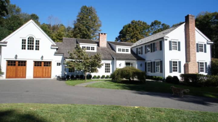 The home at 1 Barnegat Road in New Canaan was recently sold. 
