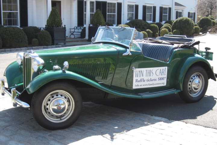 Family Centers is raffling off a &quot;Great Gatsby&quot;-style 1951 MG-TD Convertible.