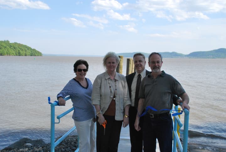 The Cortlandt Town board celebrated the new boat launch Thursday.