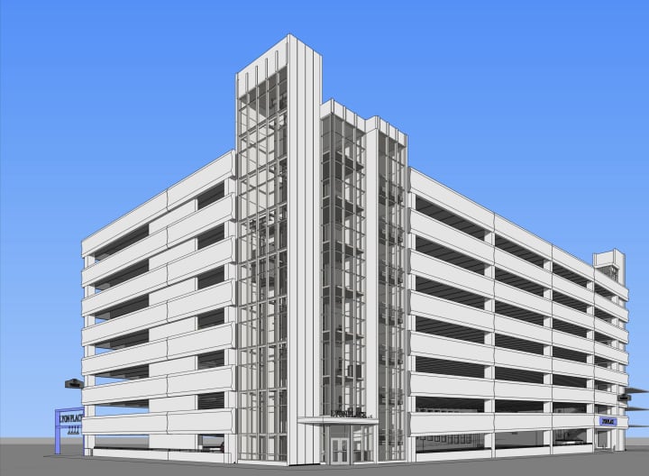 The City of White Plains bought the Lyons Place Garage and will build a new 619-parking space structure in its place. 