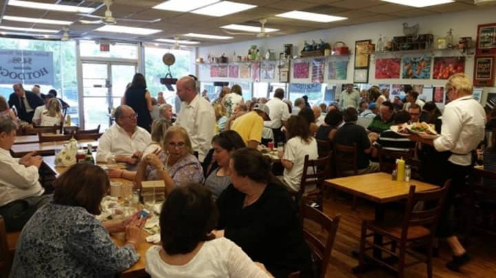 Customers crowd The Kosher Nosh Deli Restaurant in Glen Rock, N.J., where the chicken soup is just like Bubbe used to make it.