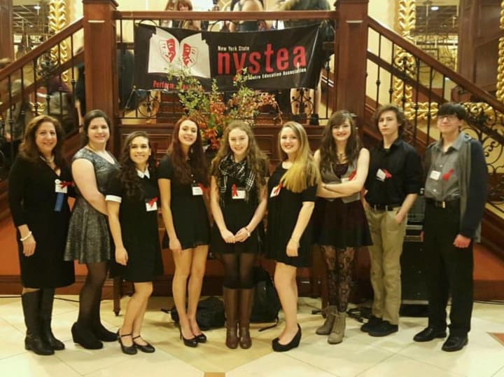 Eight students from Spotlight Arts in Brewster attended the New York State Theatre Education Association (NYSTEA) 19th annual student conference.