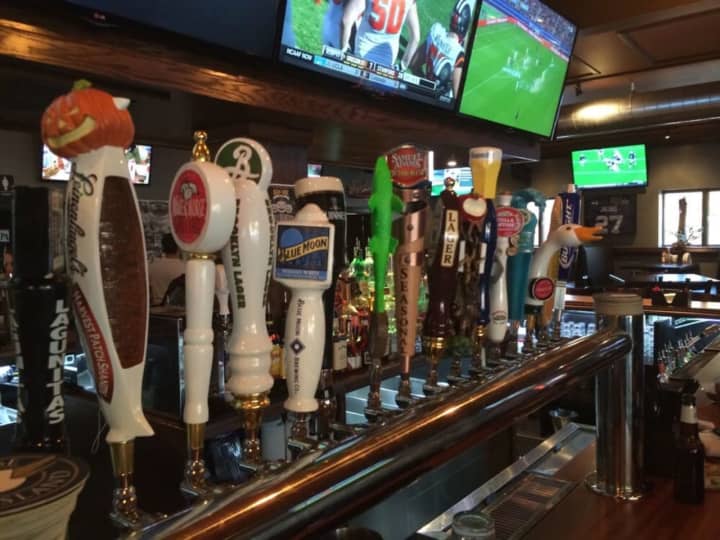 Brews - and TVS -- at Bar One Public House in Fairview.