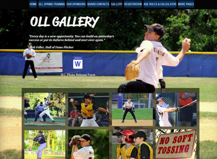 Oradell Little League&#x27;s website has been updated, in advance of the 2016 season.