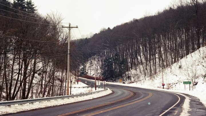 A Pennsylvania highway in winter.&nbsp;