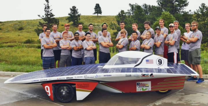 <p>A Panas High School graduate is a member of this American Solar Power challenge team, a cross country race involving solar power cars.</p>