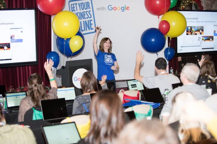 Google hosted a workshop for small businesses Tuesday