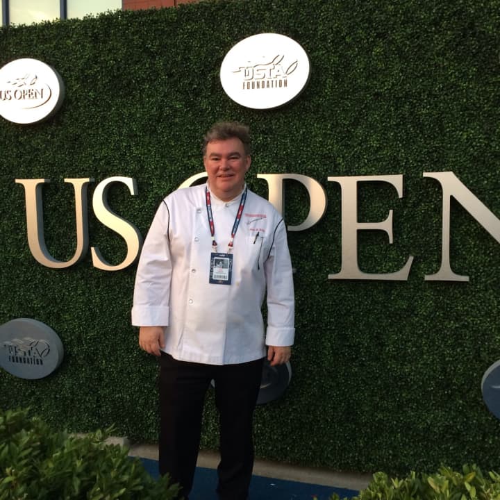 Chef Peter X. Kelly at the U.S. Open.