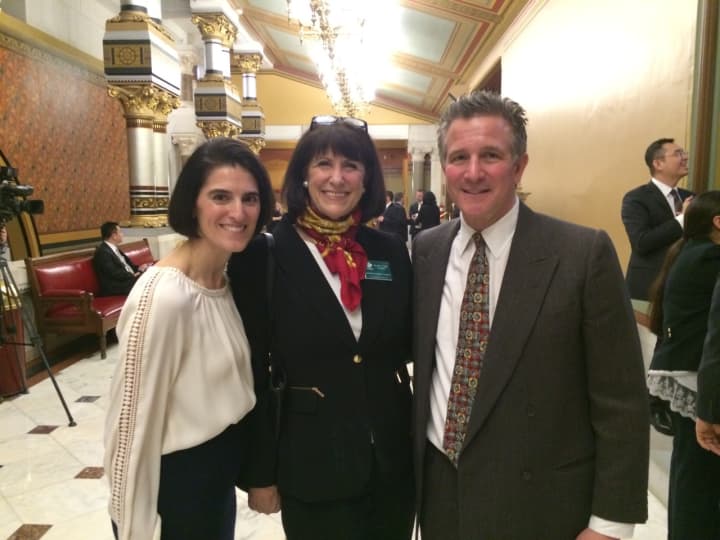 State Rep. Cristin McCarthy Vahey, Beverly Balaz and Ken Kleban