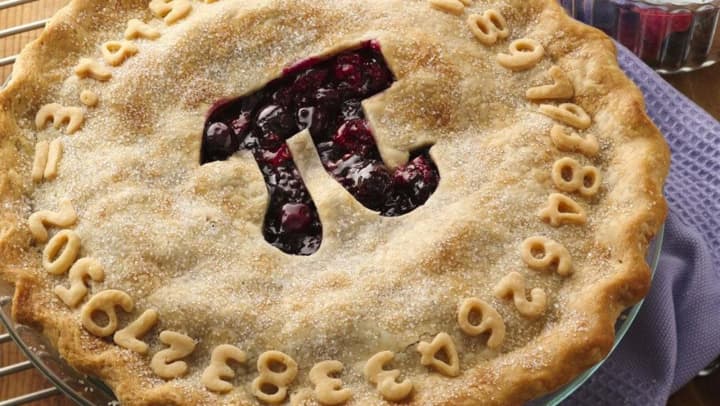 Celebrate Pi Day Monday with a Pi pie.