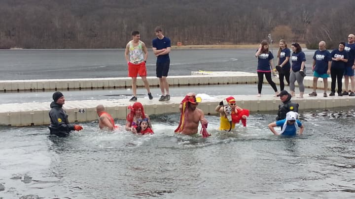 Fishkill Polar Plunge benefited the Special Olympics.