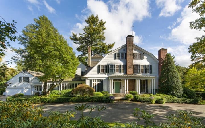 275 Bedford Road in Chappaqua features old world details and modern updates.
