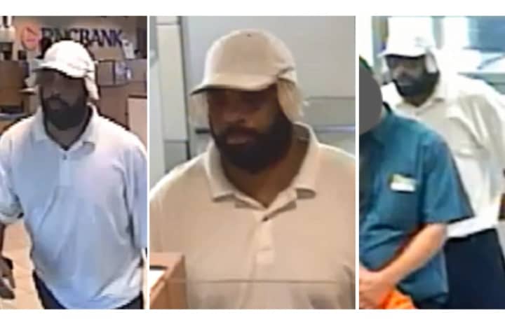 Anthony L. Livingston as seen in bank surveillance footage.