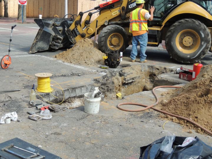 Springfield Avenue in Hasbrouck Heights was closed Monday for United Water repairs between the Boulevard and Summit Avenue.