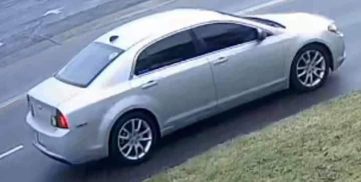 A surveillance image of the vehicle police believe was involved in Julie Eberly&#x27;s shooting death.