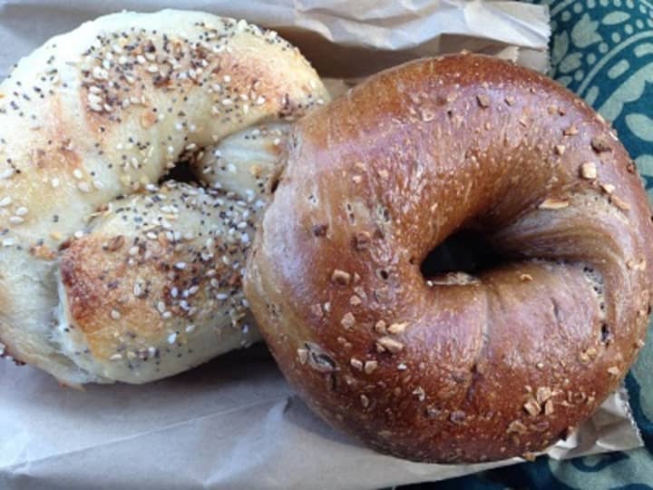The everything and pumpernickel bagels at Sam&#x27;s are crowd-pleasers.