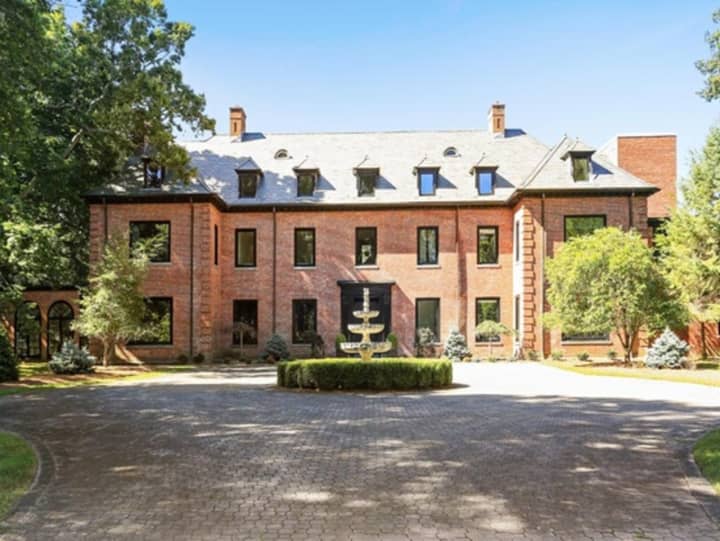 Glencliff, a stately Georgian mansion whose 25-acre property straddles the Mount Kisco-Bedford border, is on the market for $23 million.
