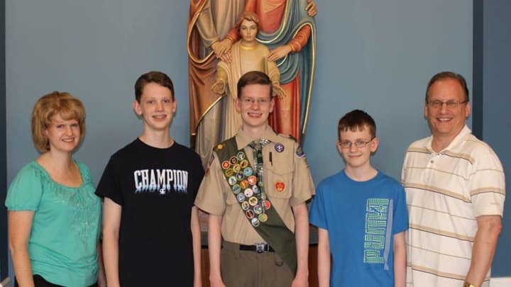 Yorktown High School graduate Robert Serafin recently became an Eagle Scout.