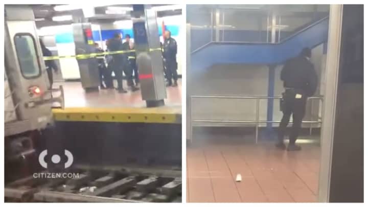 Scenes from the Jan. 11 shooting at the 15th Street SEPTA station.&nbsp;