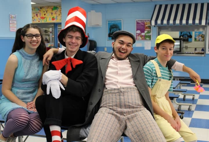 Some members from the cast of Seussical.